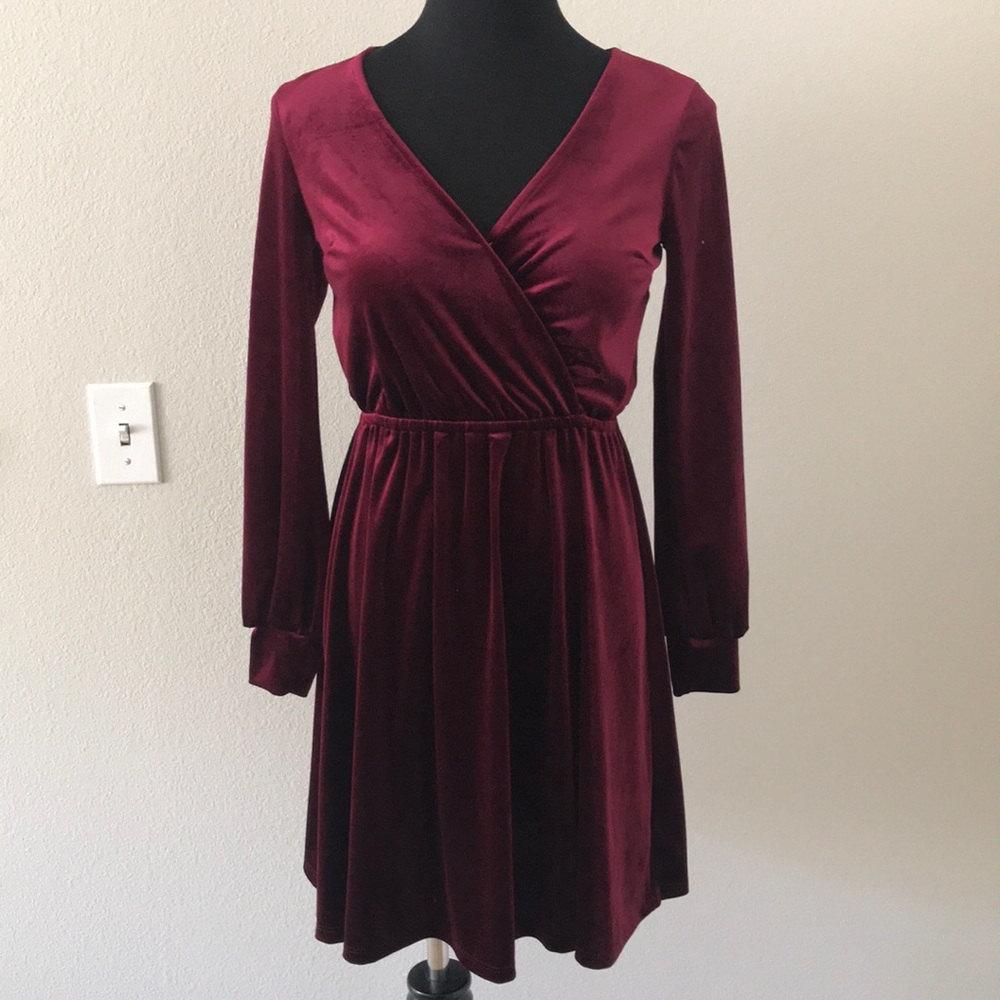 Valentines Date Night velvet dress